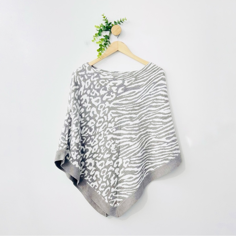 Barefoot Dreams Cozy Chic Ultra Lite Ocean Breeze Poncho Sweater